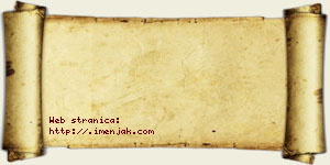 Jana Ćosović vizit kartica